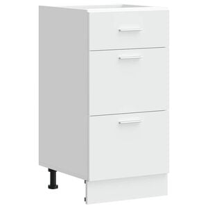 vidaXL Bottom Cabinet Lyon White 40x46x81.5 cm Engineered Wood