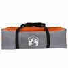 vidaXL Camping Tent Grey and orange 475 x 475 x 235 cm Polyester