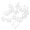 vidaXL Tile Levelling Clips 2500 pcs 1.5 mm
