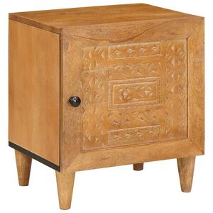 vidaXL Bedside Cabinet Light Brown 80 x 50 x 40 cm Engineered Wood