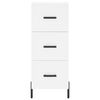 vidaXL Highboard White 34.5x34x180 cm Engineered Wood