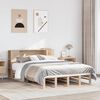 vidaXL Bookcase Bed without Mattress 120x190 cm Small Double Solid Wood