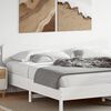 vidaXL Headboard White 200 cm Solid Wood Pine