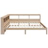 vidaXL Bookcase Bed without Mattress 160x200 cm Solid Wood Pine