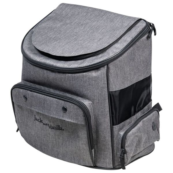 Jack and Vanilla Pet Backpack Travel 40x25x36 cm Grey/Black