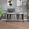 vidaXL Record Cabinet Concrete Grey 100x38x48 cm Engineered Wood