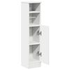 vidaXL Bathroom Cabinet with Roll Holder White 20.5x22x90 cm