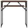 vidaXL Console Table with Shelf Brown Oak 75x30x75cm Engineered Wood