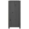 vidaXL Side Cabinet Grey 100x40x90 cm Solid Wood Pine