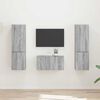 vidaXL TV Cabinet Set 5 pcs Grey Sonoma Engineered Wood