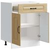 vidaXL Kitchen Base Cabinet Kalmar Sonoma Oak Engineered Wood