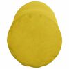 vidaXL Bolster Pillows 2 pcs Yellow Ø 15 x 40 cm Corduroy Fabric