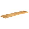 vidaXL Table Top 160x40x2.5 cm Live Edge Solid Wood Mango