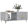 vidaXL Coffee Table Concrete Grey 90x50x40 cm Engineered Wood