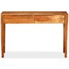 vidaXL Console Table Solid Wood 118x30x80 cm