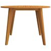 vidaXL Garden Table &Oslash;110x75 cm Solid Wood Acacia