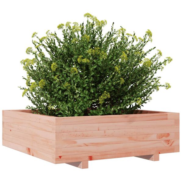 vidaXL Garden Planter 80x80x26.5 cm Solid Wood Douglas