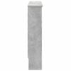 vidaXL Radiator Cover Concrete Grey 78 x 19 x 81.5 cm Engineered Wood