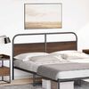 vidaXL Replace Headboard Brown Oak 160 cm Steel and Engineered Wood