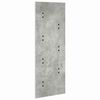 vidaXL Wall-Mounted Coat Rack Concrete Grey 30 x 1.5 x 80 cm