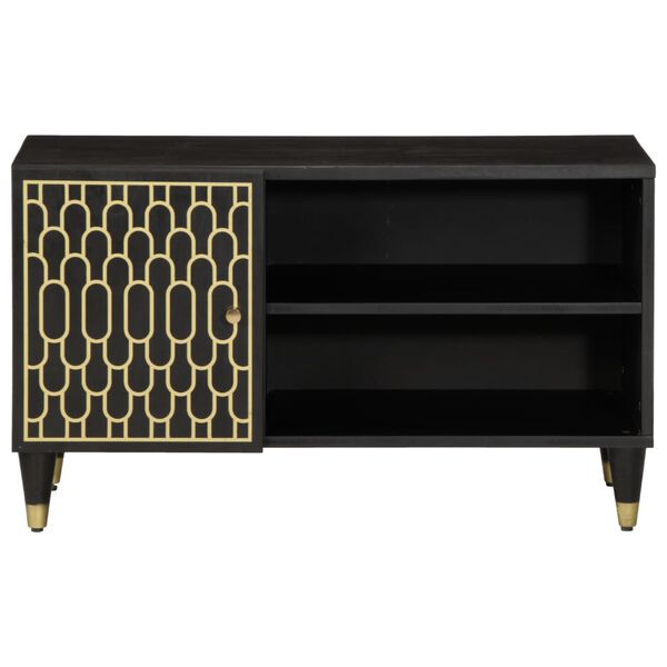 vidaXL TV Cabinet 80x31x46 cm Solid Wood Mango