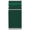 vidaXL Log Holder Green 40x45x100 cm Galvanised Steel