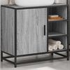 vidaXL Bathroom Sink Cabinet Grey Sonoma 65x33x60 cm Engineered Wood