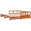 vidaXL Daybed without Mattress Wax Brown 90x200 cm Solid Wood Pine