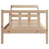 vidaXL Bed Frame without Mattress 90x200 cm Solid Wood Pine