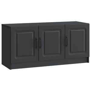 vidaXL TV Cabinet Black 99 x 34.5 x 47 cm Engineered Wood