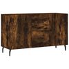 vidaXL Sideboard Smoked Oak 100x36x60 cm Engineered Wood