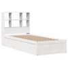 vidaXL Bed Frame without Mattress White 90x200 cm Solid Wood Pine