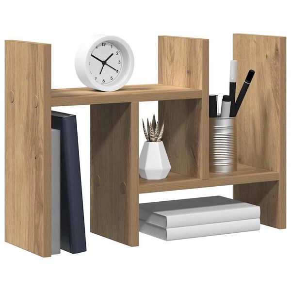 vidaXL Desk Organiser Artisan Oak 34.5 x 15.5 x 35.5 cm