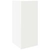 vidaXL Side Table with Shelf White 25.5x27x60 cm