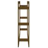 vidaXL Firewood Rack Honey Brown 100x25x100 cm Solid Wood Pine