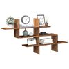 vidaXL Wall Shelf Old Wood 124.5x18x60.5 cm Engineered Wood