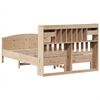 vidaXL Bookcase Bed without Mattress 150x200 cm King Size Solid Wood Pine