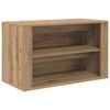 vidaXL Shoe Rack 75 x 35 x 45 cm Engineered Wood Artisan oak