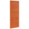 vidaXL Barn Door Wax brown 80 x 208 cm Solid Pine Wood