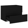 vidaXL Bathroom Furniture Set Black Engineered Wood