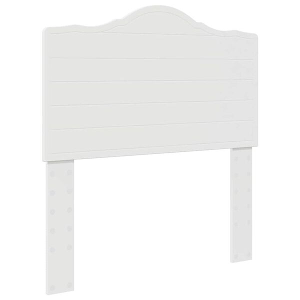 vidaXL Headboard with Headboard White 75 cm Engineered wood