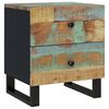 vidaXL Bedside Cabinets 2 pcs 40x33x46 cm Solid Wood Reclaimed