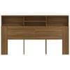vidaXL Headboard Cabinet Brown oak 180x19x103.5 cm