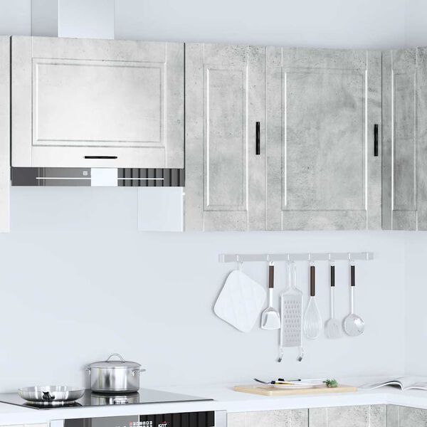 vidaXL Kitchen Wall Cabinet Porto Concrete Grey Engineered Wood