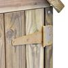 vidaXL Garden Tool Shed with Door 69.5x32x178 cm Impregnated Pinewood