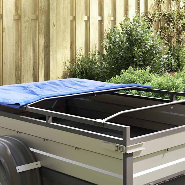 vidaXL suitable for Flat Tarpaulin Bracket 4 pcs Silver 130-210 cm