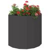vidaXL Planter Black 60 x 30 x 50 cm Steel