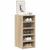 vidaXL Shoe Cabinet Sonoma Oak 31.5x35x70 cm Engineered Wood
