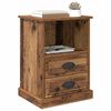 vidaXL Bedside Cabinet 2 pcs Old Wood 36 x 43 x 60 cm Engineered Wood