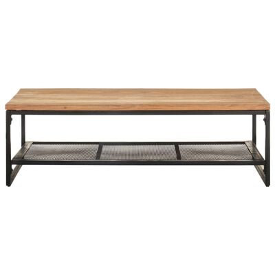 vidaXL Coffee Table 110x60x35 cm Solid Acacia Wood